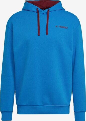 ADIDAS TERREX Sportsweatshirt in Blau: predná strana