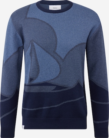 Pullover 'Sailaway' di MAKIA in blu: frontale