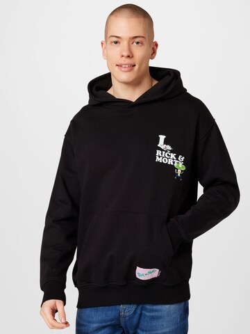 Family First Sweatshirt 'RICK' in Schwarz: predná strana