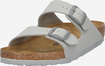 BIRKENSTOCK - Sapato aberto 'Arizona' em cinzento: frente