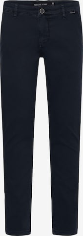 Regular Pantalon chino ' IDLucas ' INDICODE JEANS en noir : devant
