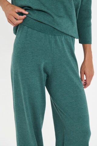 SAINT TROPEZ Regular Trousers 'Mila' in Green