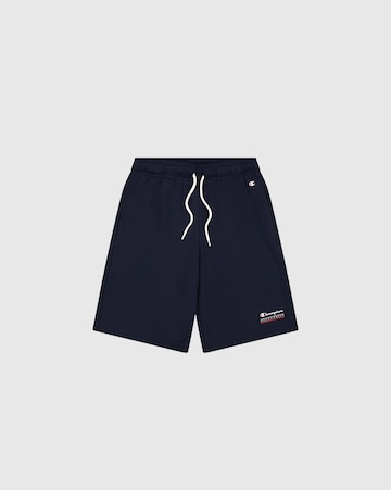 Champion Authentic Athletic Apparel Loosefit Shorts in Blau: Vorderseite