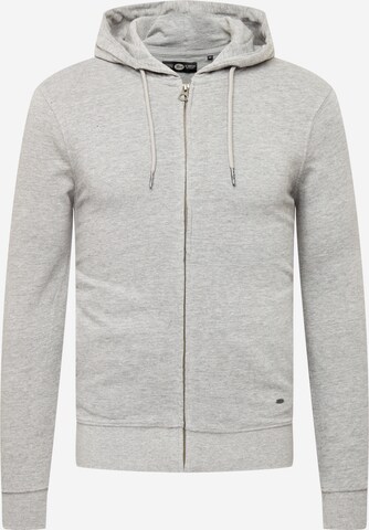 Petrol Industries Sweatjacke 'Essential' in Grau: predná strana