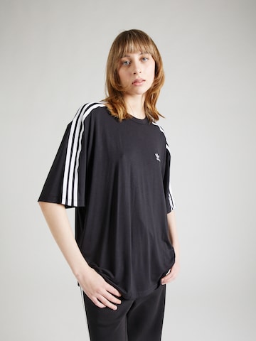 ADIDAS ORIGINALS Oversized Shirt in Black: front