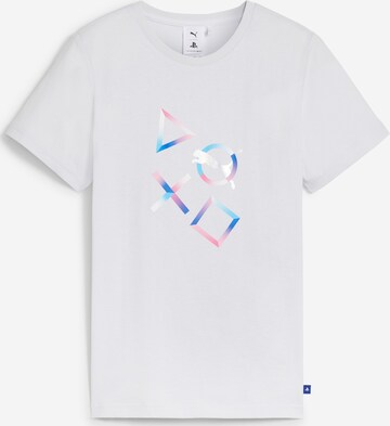 PUMA T-Shirt 'PUMA X PLAYSTATION' in Grau: predná strana