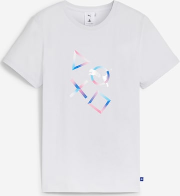 PUMA T-Shirt 'PUMA X PLAYSTATION' in Grau: predná strana