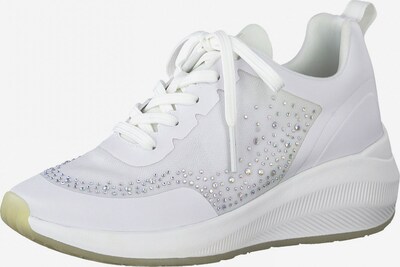 Tamaris Fashletics Sneaker in silber / weiß, Produktansicht