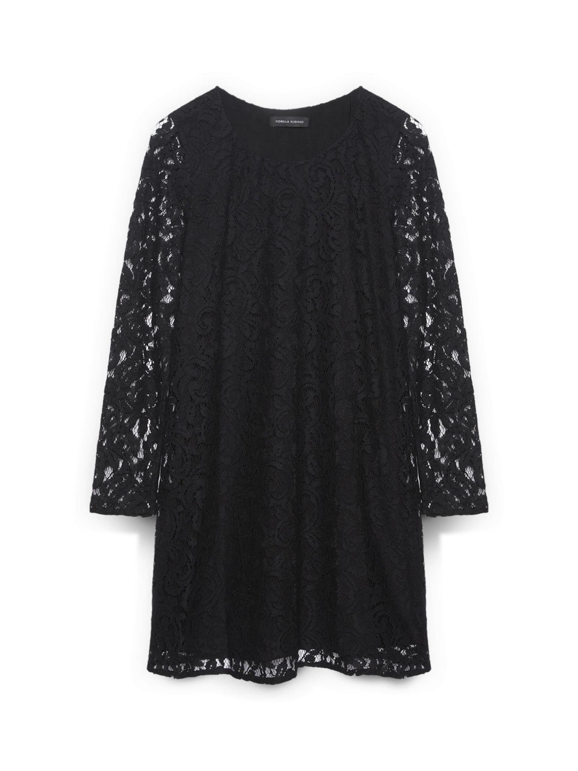 Fiorella Rubino Jurk in Zwart: voorkant