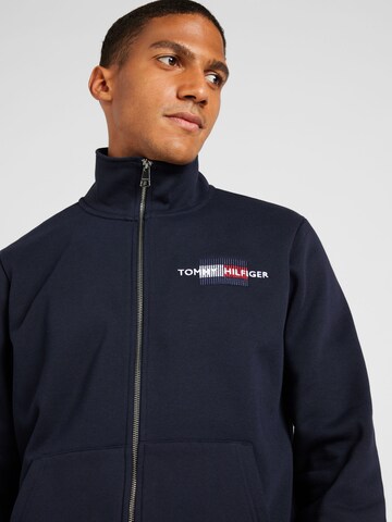 TOMMY HILFIGER Sweatvest in Blauw