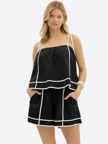 Imily Bela Broekpak in Zwart: voorkant