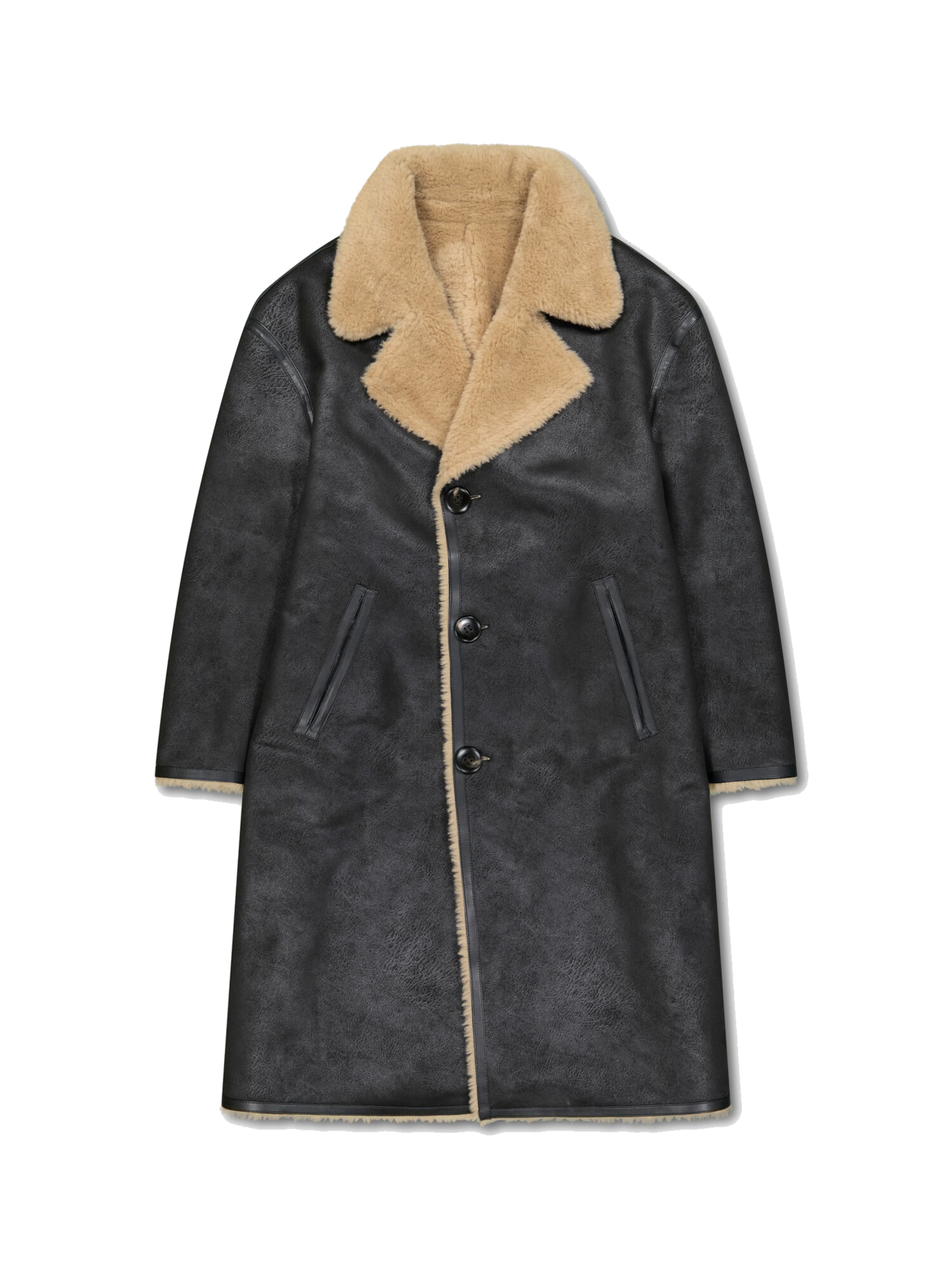 Manteau d’hiver 'Oxana' Le Temps Des Cerises en noir : devant