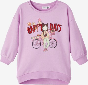 NAME IT Sweatshirt 'Kirsten' in Purple: front