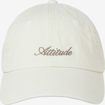 balta JACK & JONES Kepurė 'JACSoft': priekis