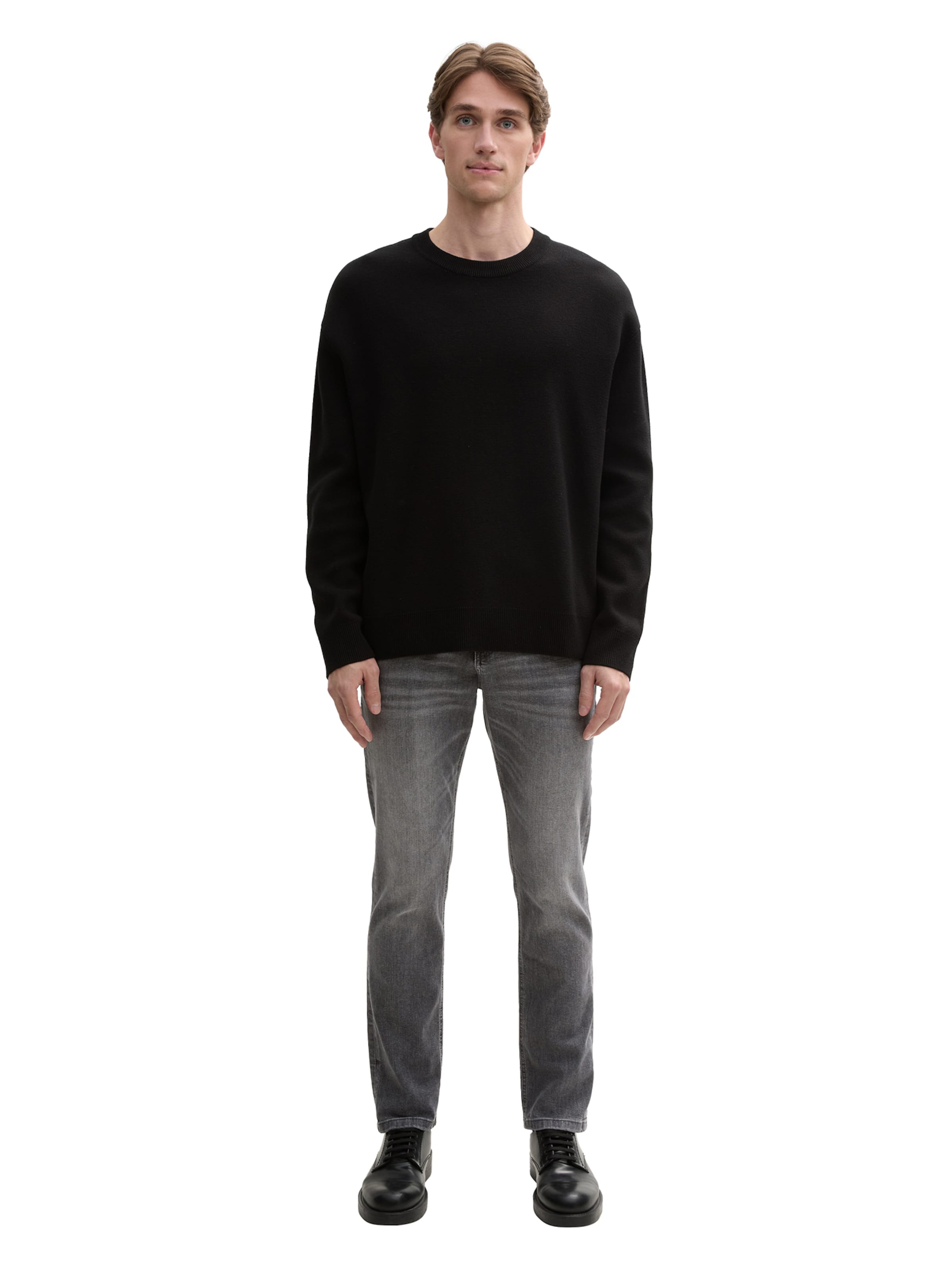 TOM TAILOR Slimfit Farkut 'Josh' värissä harmaa