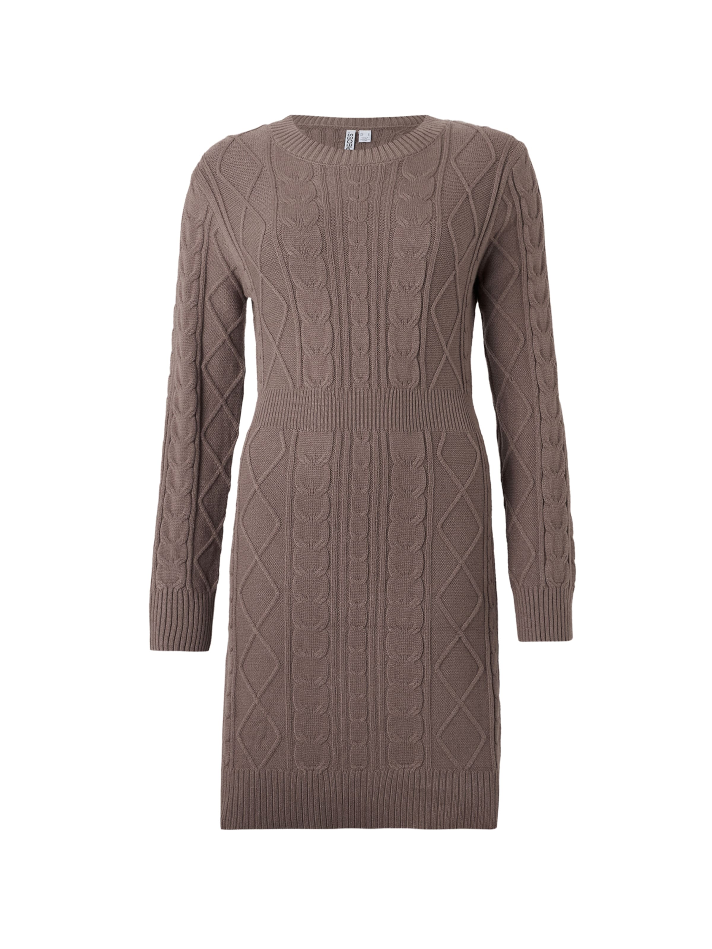 PIECES Pletené šaty 'PCRORY' - Hnedá: predná strana