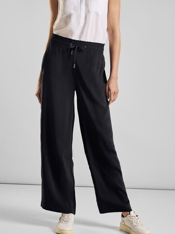 STREET ONE Wide leg Pants in Black