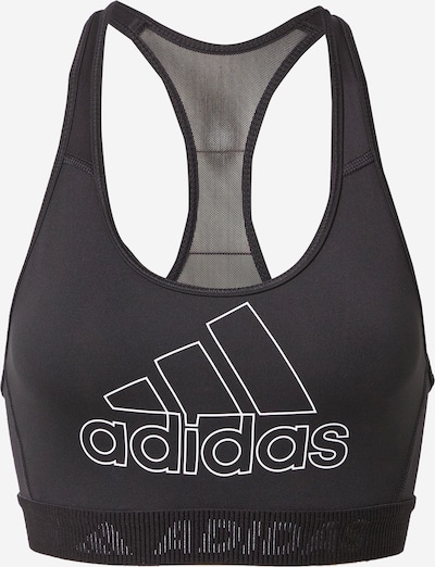 ADIDAS PERFORMANCE Športni nederček 'Don't Rest' | črna / bela barva, Prikaz izdelka