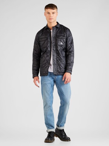 INDICODE JEANS Between-Season Jacket 'Sloan' in Black