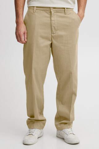 !Solid Regular Chino Pants 'Eldric Alann' in Beige: front
