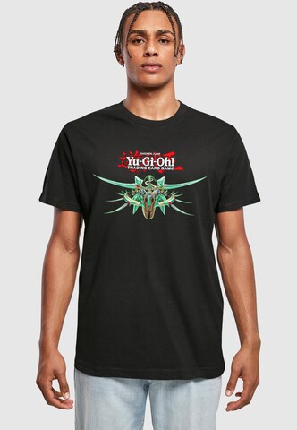 Merchcode Shirt ' Yu-Gi-Oh! - Supreme Celestial King Odd Eyes Arc Ray Dragon' in Zwart: voorkant