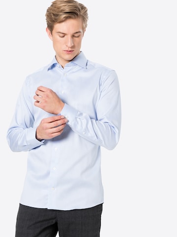 ETON Slim fit Zakelijk overhemd 'Signature' in Blauw: voorkant