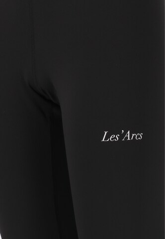 Les'Arcs Slimfit Tights 'Aderler' in Schwarz