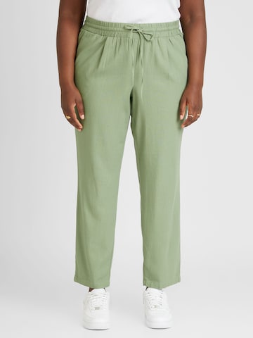 Regular Pantalon 'JESMILO' Vero Moda Curve en vert : devant