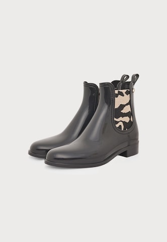 LEMON JELLY Rubber boot 'ROMY' in Black