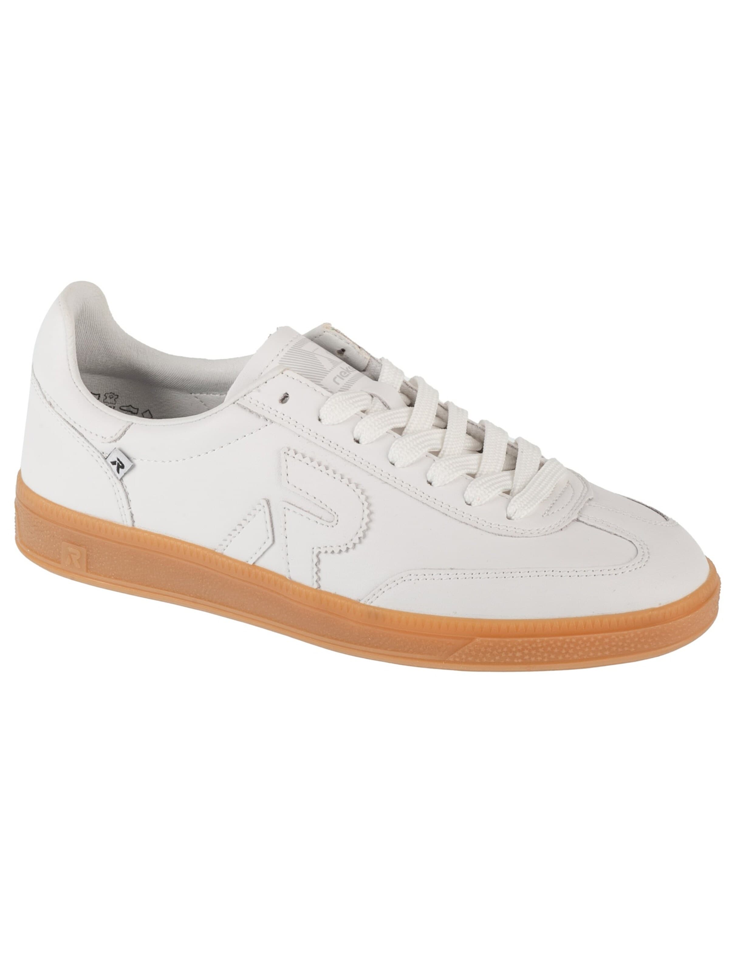 Baskets basses 'W2200' Rieker en blanc : devant