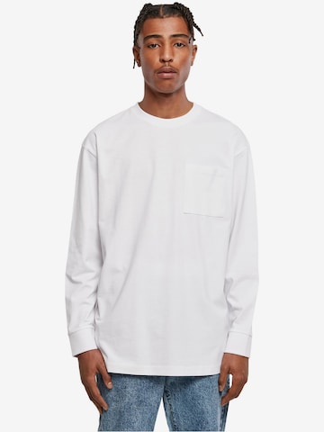 Urban Classics Shirt in Wit: voorkant