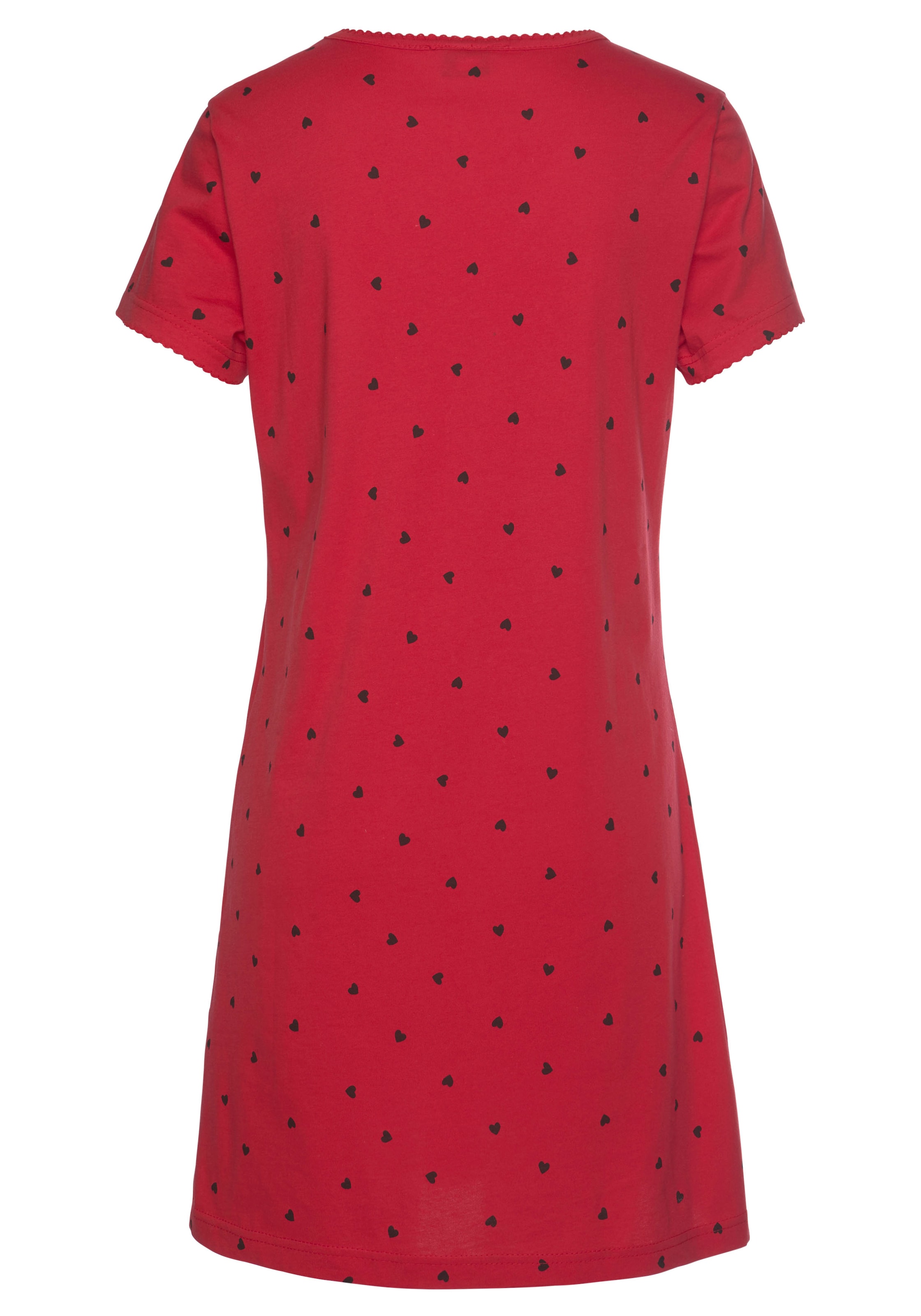 Camicia da notte 'Dreams' di VIVANCE in rosso