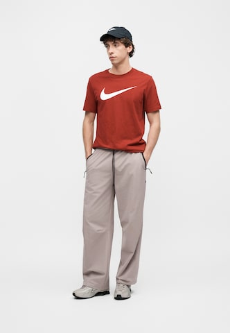 Wide Leg Pantalon de sport Nike Sportswear en gris