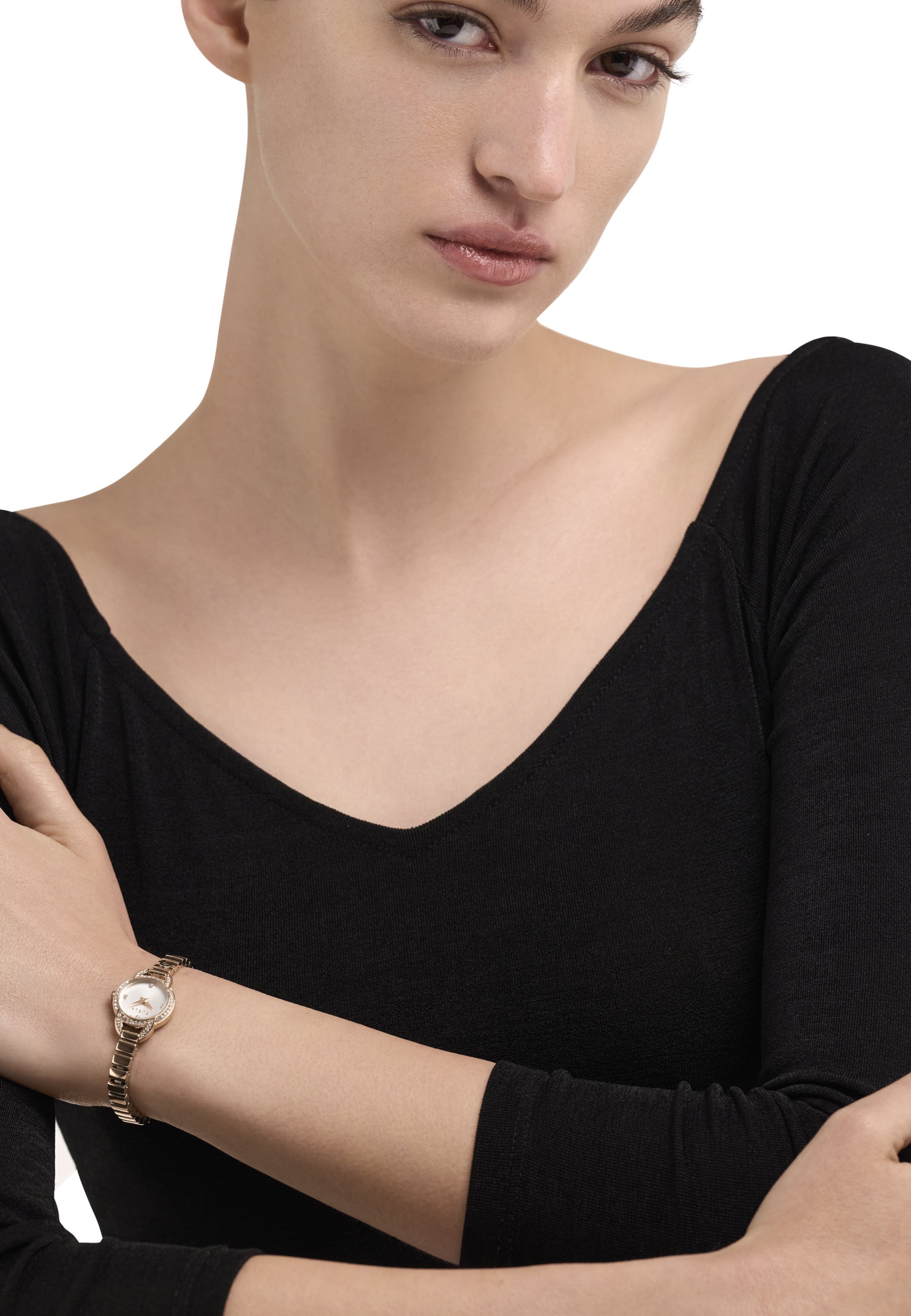 FURLA Analogt ur 'MINI SHAPE' i guld: forside
