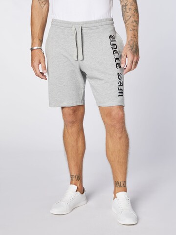 UNCLE SAM Regular Pants in Grey: front