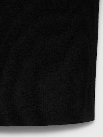 MANGO Knitted top 'HEMIN' in Black