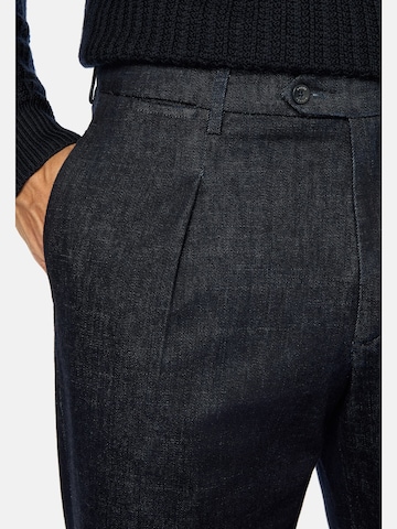 Coupe slim Pantalon à pince Boggi Milano en bleu
