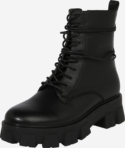 ABOUT YOU Bottines à lacets 'Melek' en noir, Vue avec produit