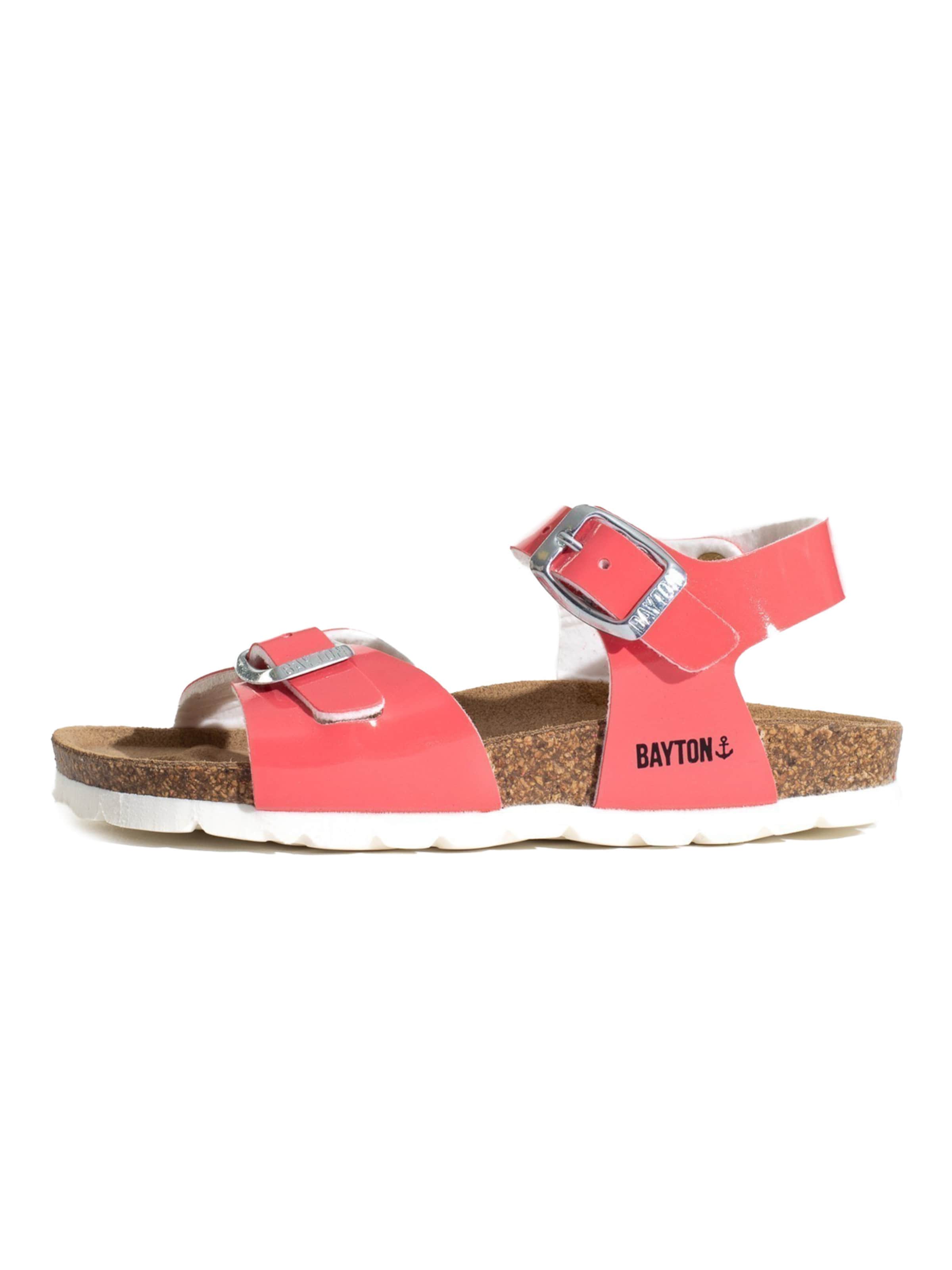 Bayton Sandal 'Pegase' in Red: front