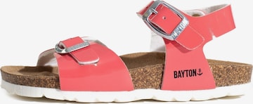 Bayton Sandal 'Pegase' in Red: front