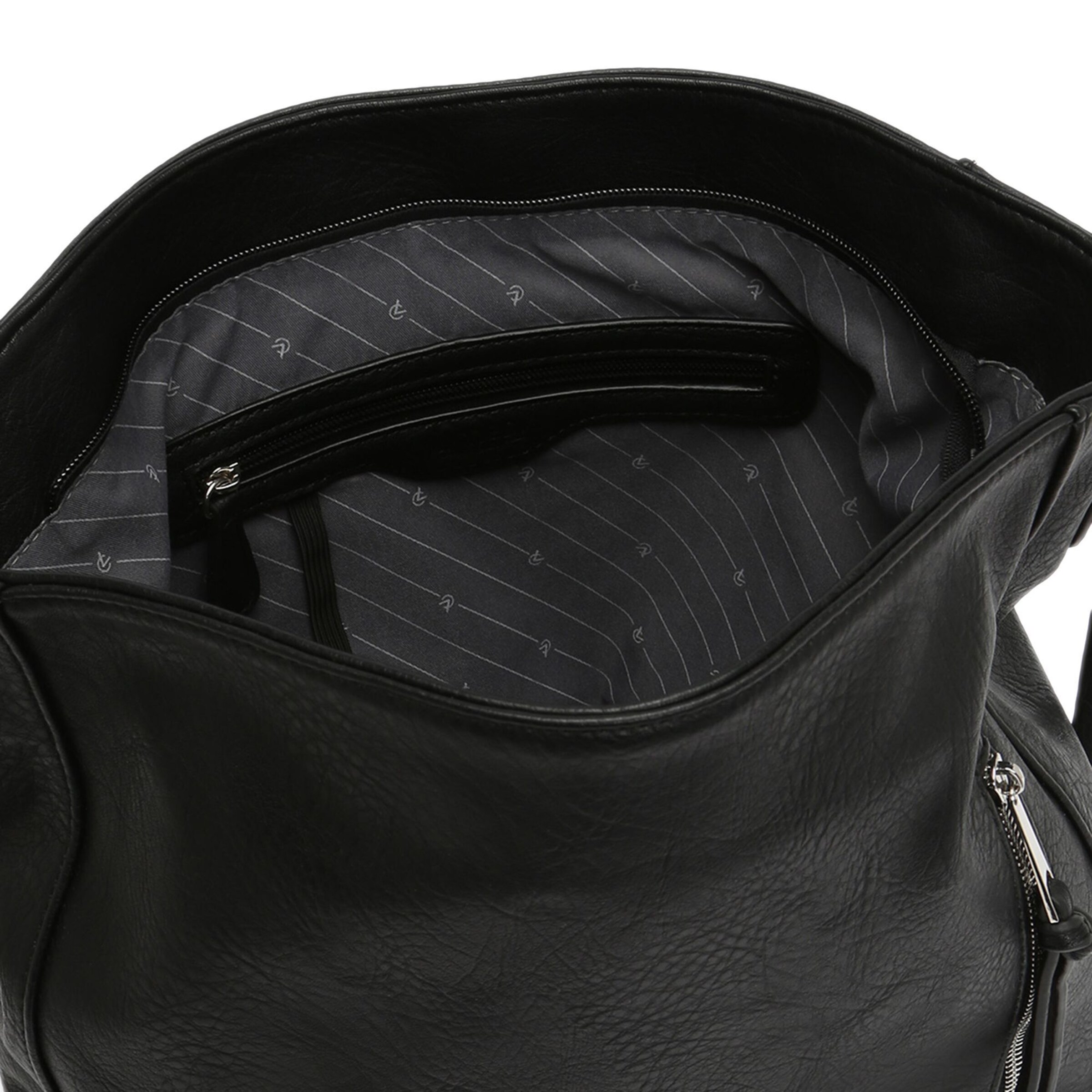 L.CREDI Schoudertas 'Jana' in Zwart