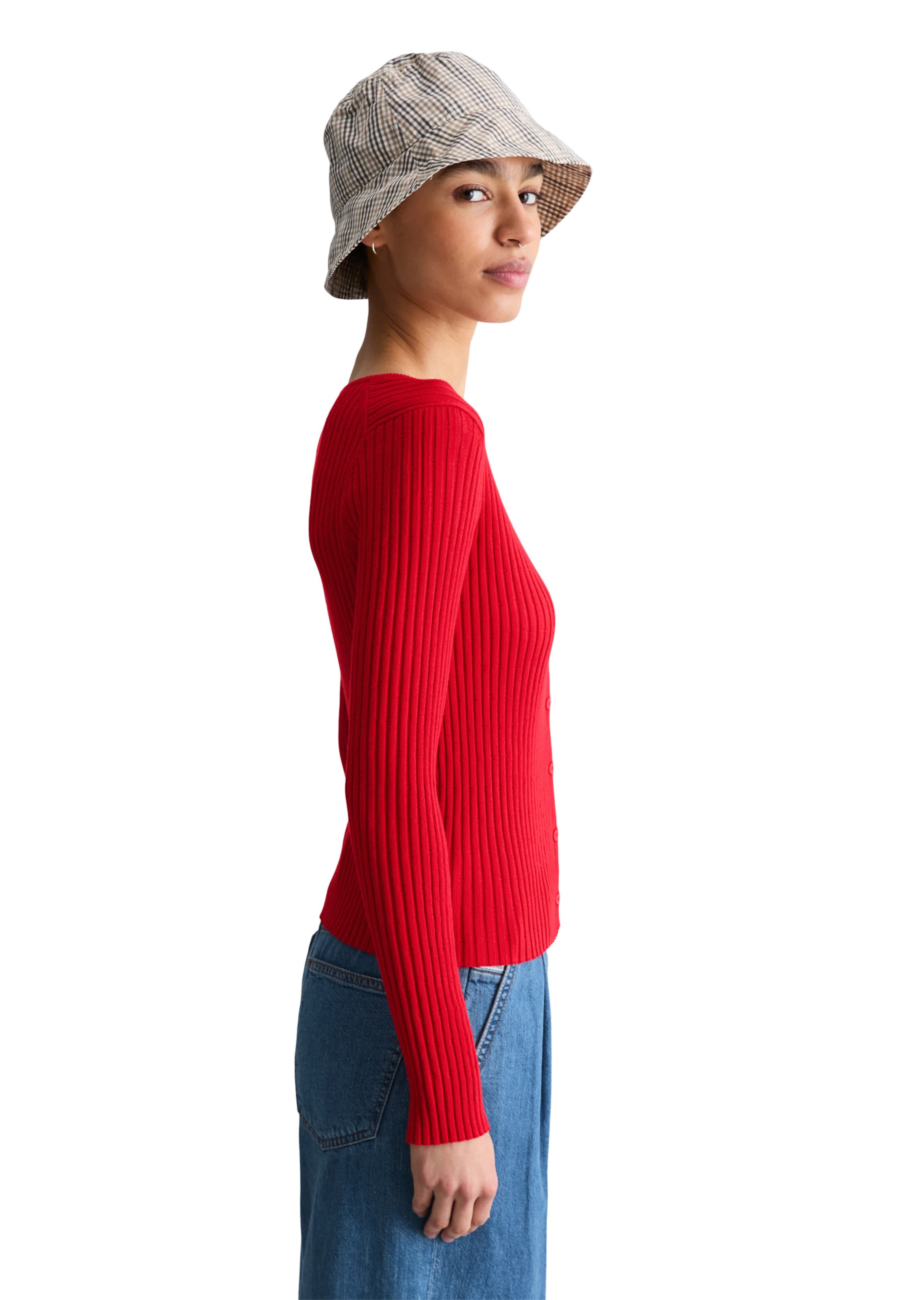 Marc O'Polo DENIM Gebreid vest in Rood