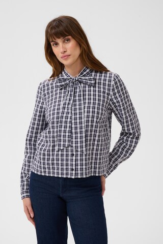 Kaffe - Camiseta en azul: frente