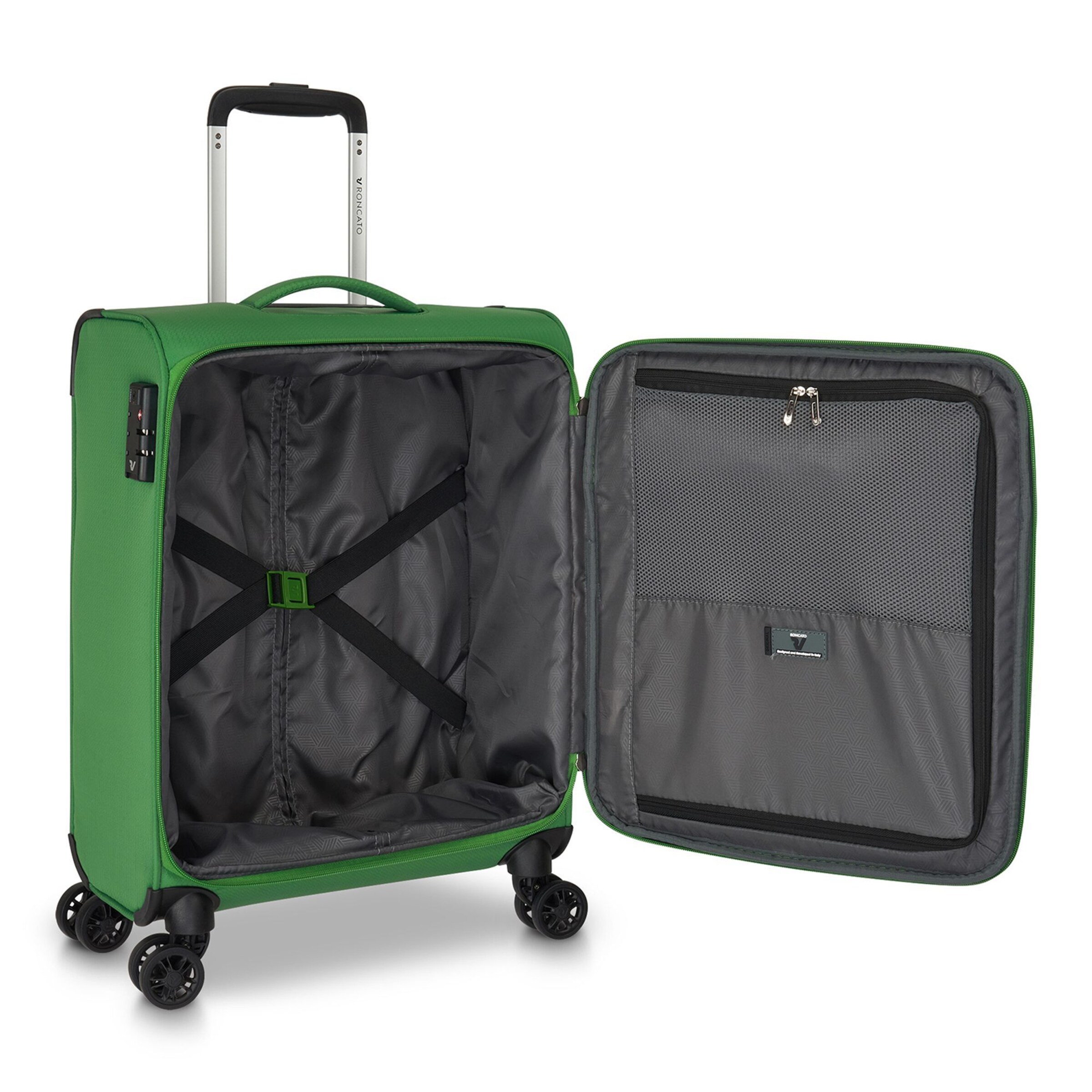 Roncato Trolley 'Lite Soft Neon' in Grün