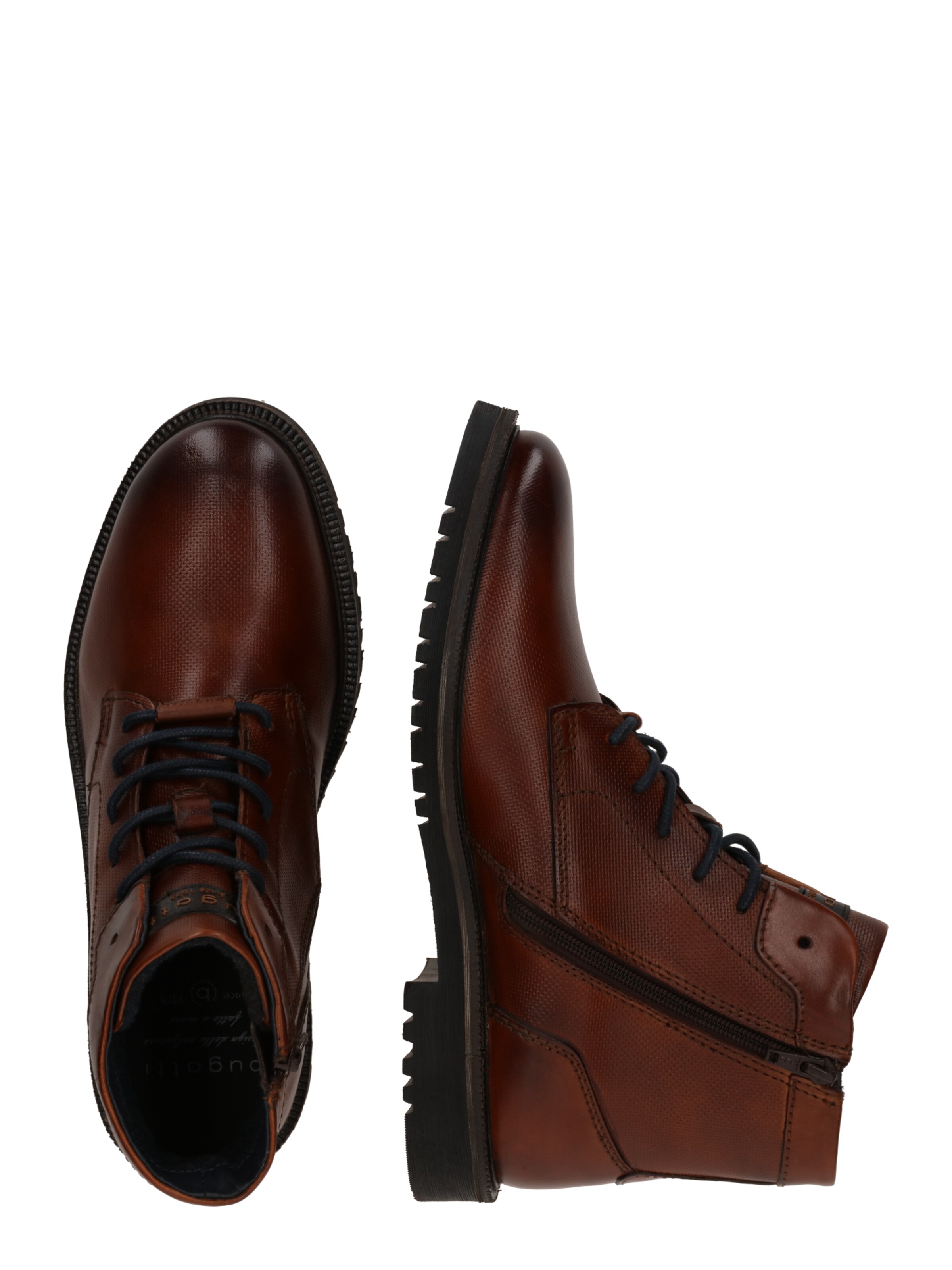 bugatti Šněrovací boty – hnědá