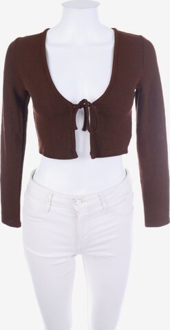 H&M Sweater & Cardigan in XS in Brown: front