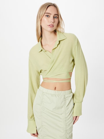 Misspap Blouse in Groen: voorkant