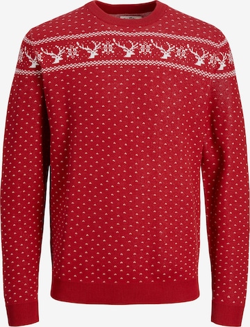 JACK & JONES Sweater in Red: front