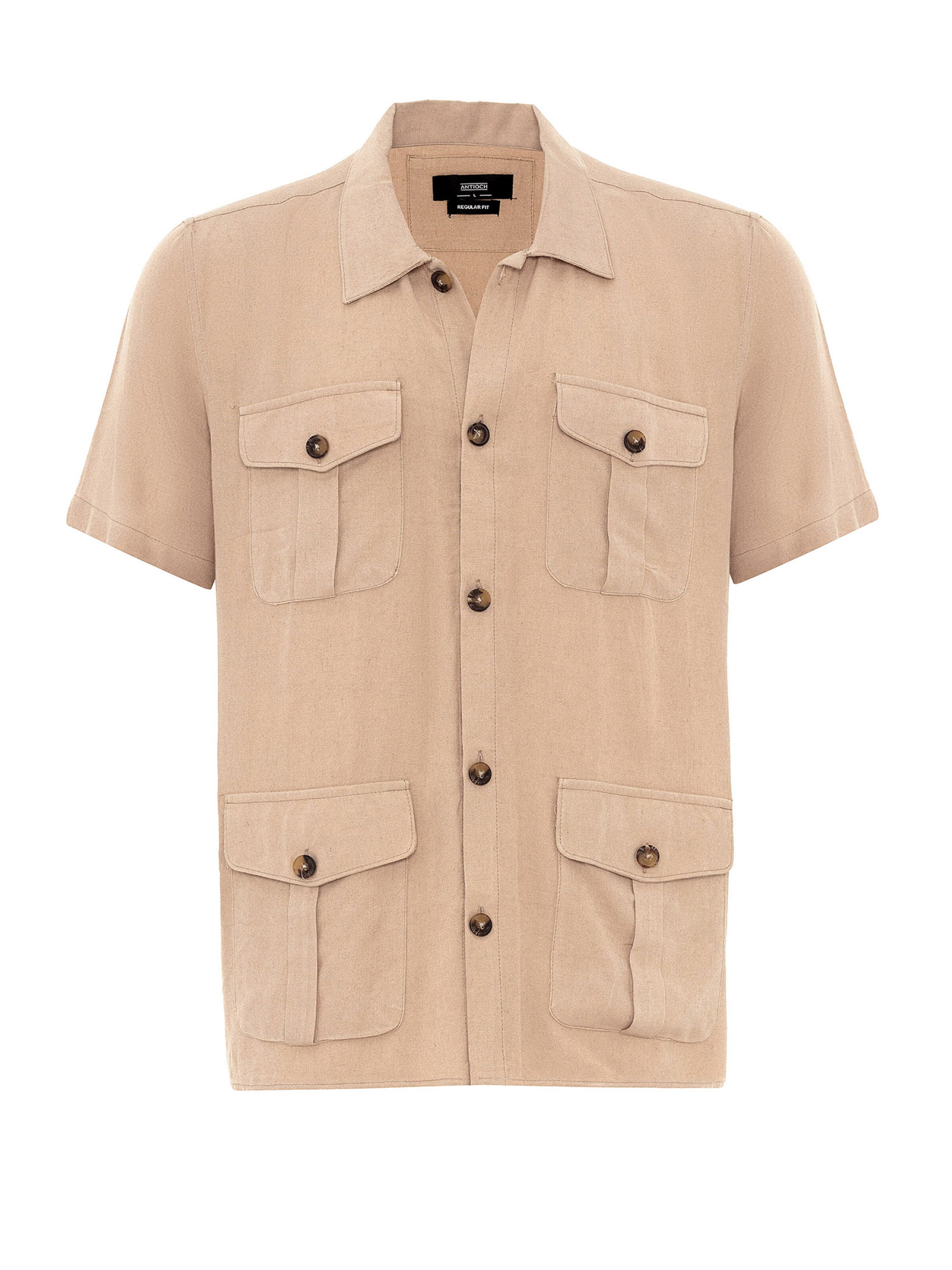 bēšs Antioch Standarta piegriezums Krekls: no priekšpuses