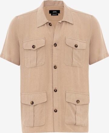 Coupe regular Chemise Antioch en beige : devant